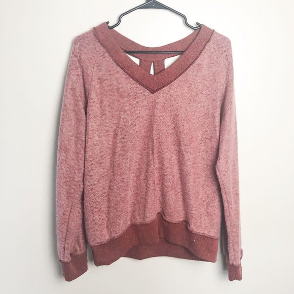 American Able Plush Cut Out Sweater - Picture 1 of 7